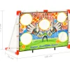 vidaXL Voetbaldoelenset met doelmuur 120x51x77,5 cm