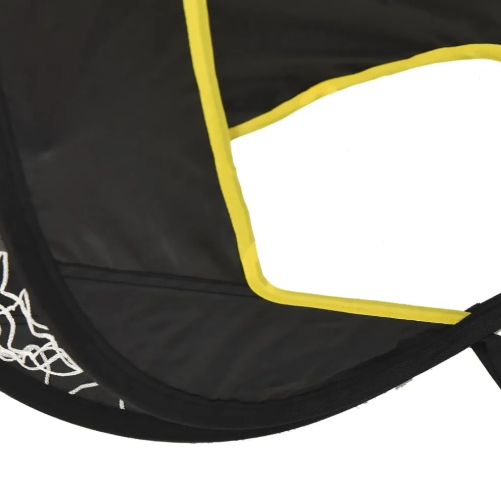 vidaXL Voetbaldoel met doelwit 120x80x80 cm polyester