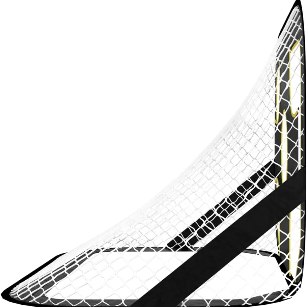 vidaXL Voetbaldoel met doelwit 120x80x80 cm polyester