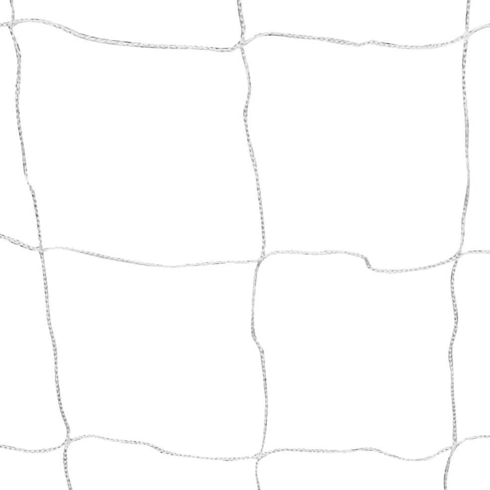 vidaXL Voetbaldoel met net 182x61x122 cm staal wit