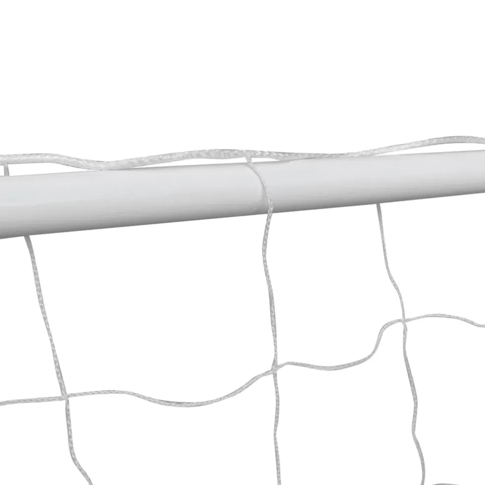 vidaXL Voetbaldoelset hoogwaardig 240x90x150 cm staal