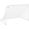 vidaXL Voetbaldoel Wit 122x81x81 cm Staal