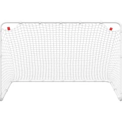 vidaXL Voetbaldoel Wit 122x81x81 cm Staal
