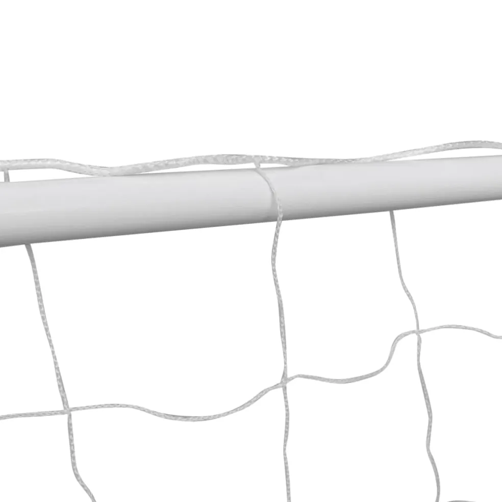 vidaXL Voetbalgoals 2 st 240x90x150 cm staal