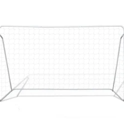 vidaXL Voetbalgoals 2 st 240x90x150 cm staal