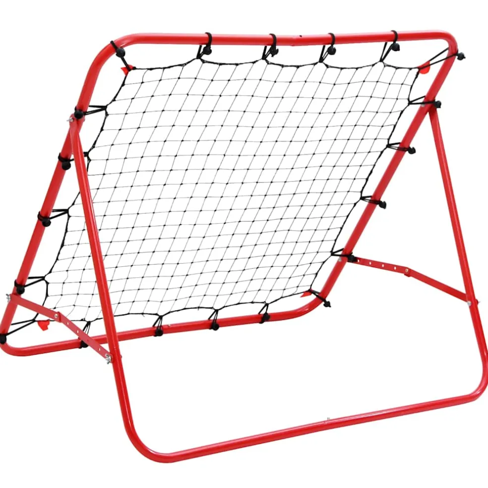vidaXL Voetbal kickback rebounder verstelbaar 100x100 cm