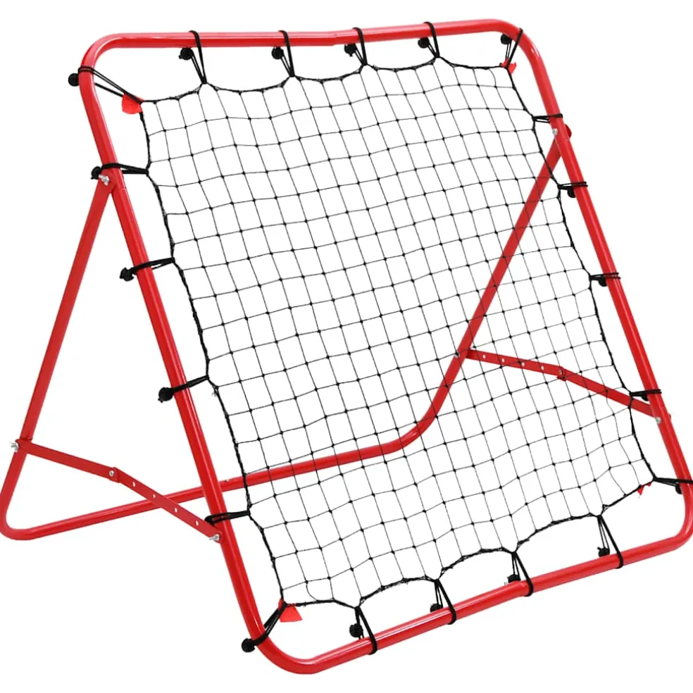 vidaXL Voetbal kickback rebounder verstelbaar 100x100 cm