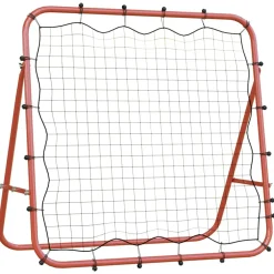 vidaXL Voetbal kickback rebounder verstelbaar 96x80x96 cm staal en PE