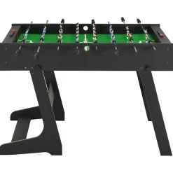 vidaXL Voetbaltafel inklapbaar 121x61x80 cm zwart