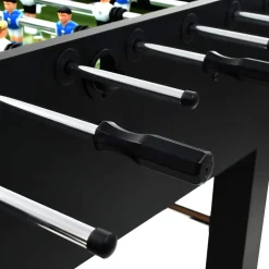 vidaXL Voetbaltafel 60 kg 140x74,5x87,5 cm staal zwart