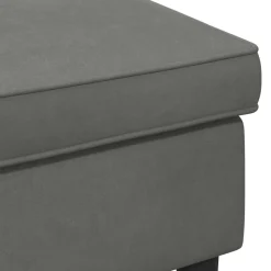 vidaXL Voetenbank Donkergrijs 55 x 35 x 41 cm Fluweel
