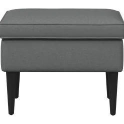 vidaXL Voetenbank Donkergrijs 55 x 35 x 41 cm Stof