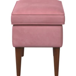 vidaXL Voetenbank Roze 55 x 35 x 41 cm Fluweel