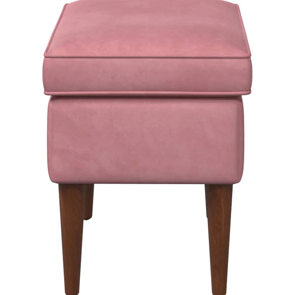 vidaXL Voetenbank Roze 55 x 35 x 41 cm Fluweel