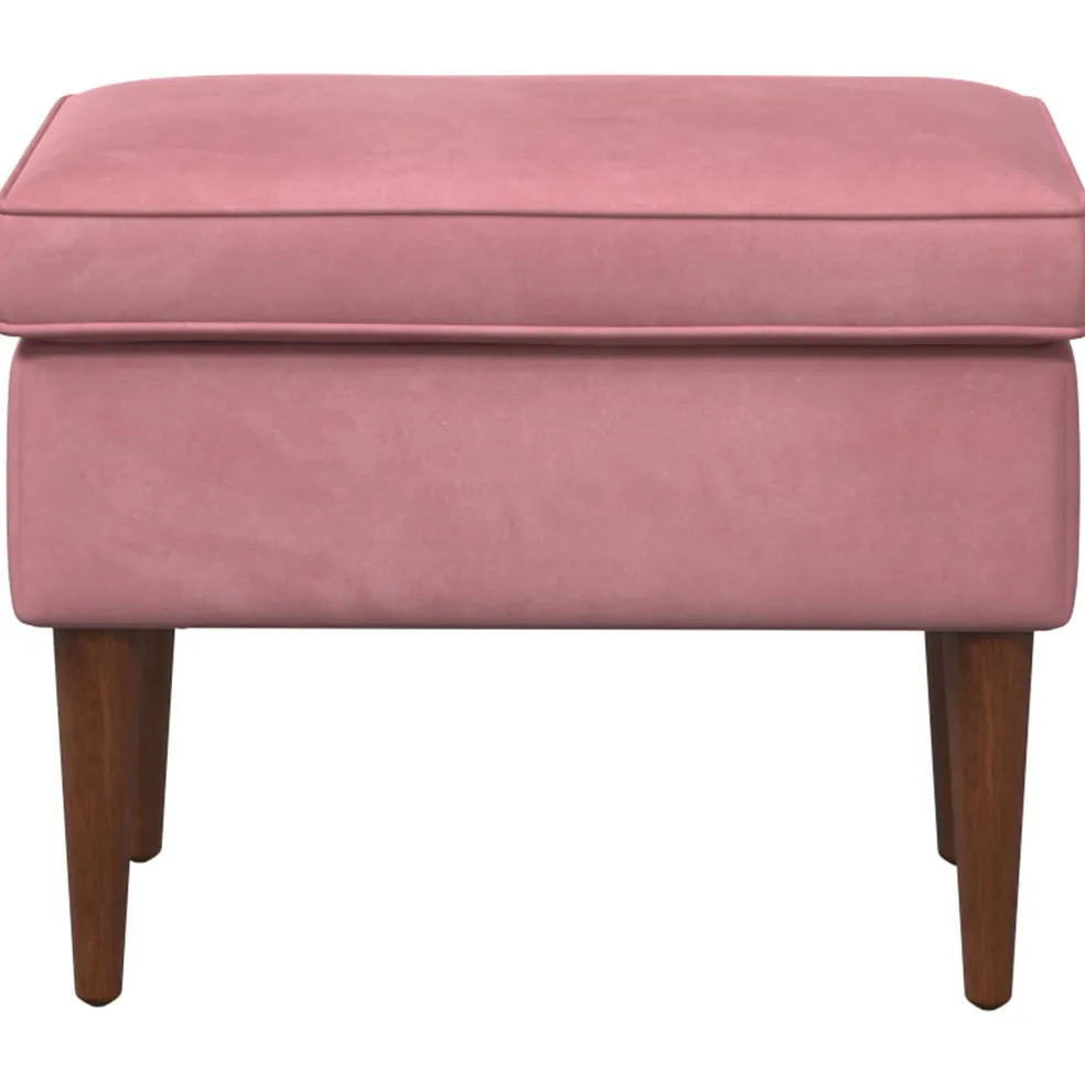 vidaXL Voetenbank Roze 55 x 35 x 41 cm Fluweel