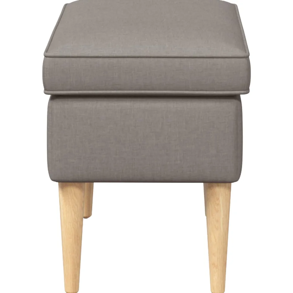 vidaXL Voetenbank Taupe 55 x 35 x 41 cm