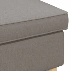 vidaXL Voetenbank Taupe 55 x 35 x 41 cm