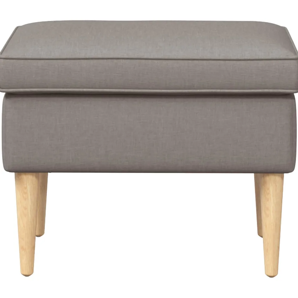 vidaXL Voetenbank Taupe 55 x 35 x 41 cm