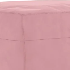 vidaXL Voetenbank 60x50x41 cm fluweel roze