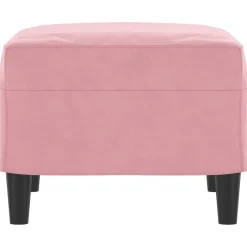 vidaXL Voetenbank 60x50x41 cm fluweel roze