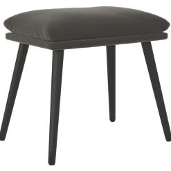 vidaXL Voetenbank 45x29,5x35 cm fluweel donkergrijs