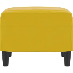 vidaXL Voetenbank 60x50x41 cm fluweel geel