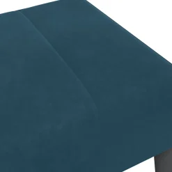 vidaXL Voetenbank 77x55x31 cm fluweel blauw