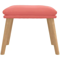 vidaXL Voetenbank 45x29,5x35 cm fluweel roze