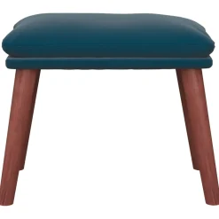 vidaXL Voetenbank 45x29,5x35 cm fluweel blauw