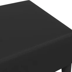 vidaXL Voetenbank 77x55x31 cm kunstleer zwart