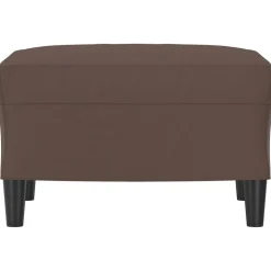 vidaXL Voetenbank 60x50x41 cm kunstleer bruin