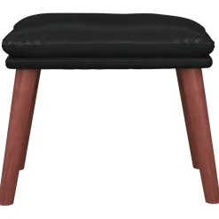 vidaXL Voetenbank 45x29,5x35 cm kunstleer zwart