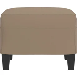 vidaXL Voetenbank 60x50x41 cm kunstleer cappuccino