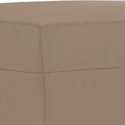 vidaXL Voetenbank 60x50x41 cm kunstleer cappuccino