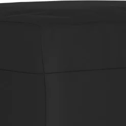 vidaXL Voetenbank 60x50x41 cm microvezelstof zwart