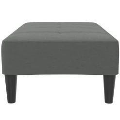 vidaXL Voetenbank 45x29,5x35 cm stof donkergroen