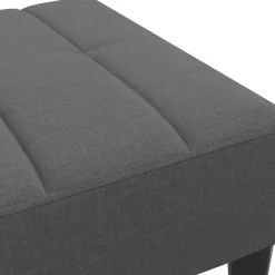 vidaXL Voetenbank 45x29,5x35 cm stof donkergroen