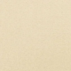vidaXL Voetenbank 45x29,5x35 cm stof en kunstleer crèmekleurig