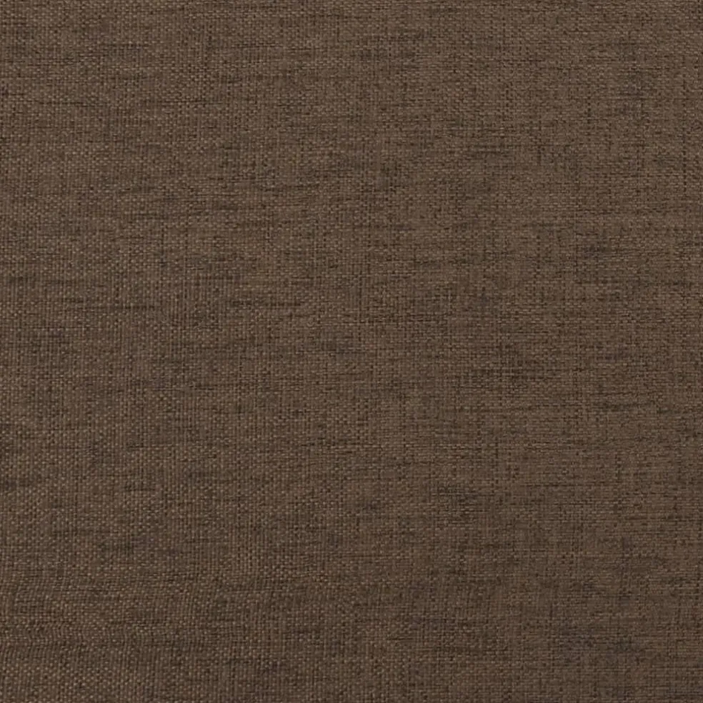 vidaXL Voetenbank 45x29,5x35 cm stof en kunstleer bruin