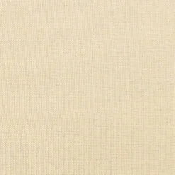 vidaXL Voetenbank 45x29,5x35 cm stof en kunstleer crèmekleurig