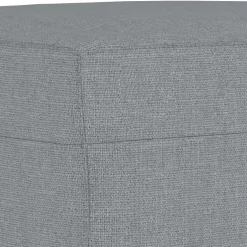vidaXL Voetenbank 60x50x41 cm stof lichtgrijs
