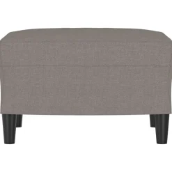 vidaXL Voetenbank 60x50x41 cm stof taupe