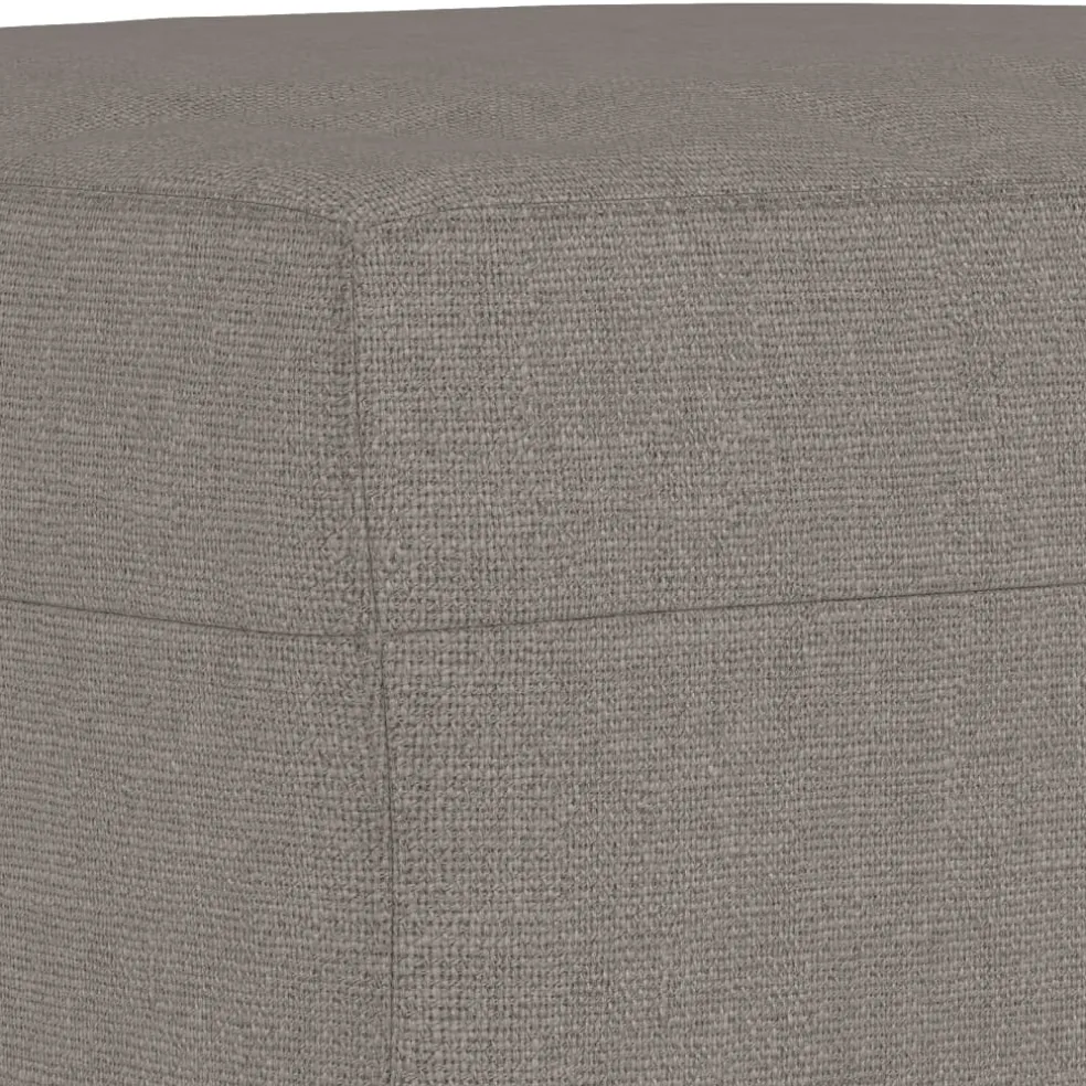 vidaXL Voetenbank 60x50x41 cm stof taupe