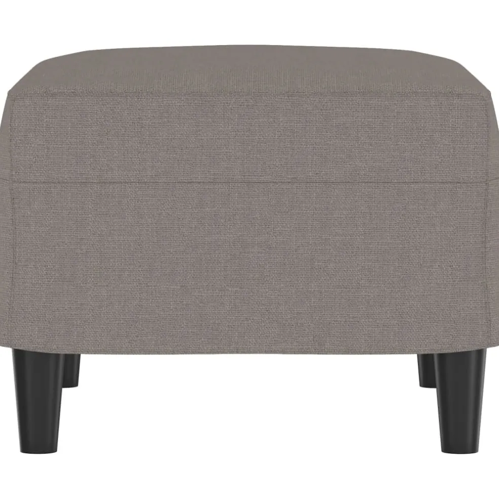 vidaXL Voetenbank 60x50x41 cm stof taupe