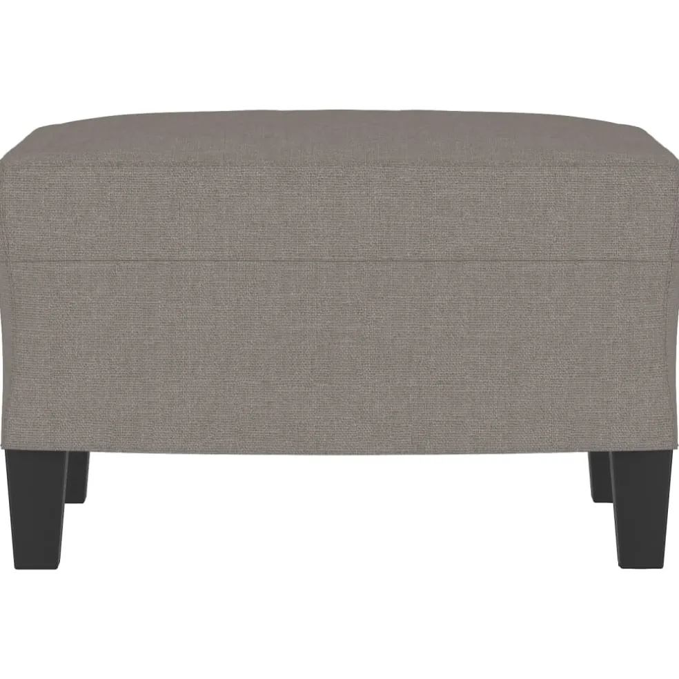 vidaXL Voetenbank 60x50x41 cm stof taupe