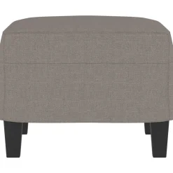 vidaXL Voetenbank 60x50x41 cm stof taupe