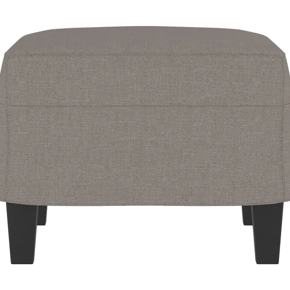vidaXL Voetenbank 60x50x41 cm stof taupe