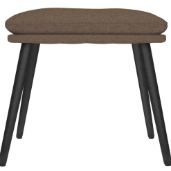vidaXL Voetenbank 45x29,5x35 cm stof taupe