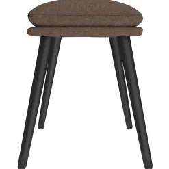 vidaXL Voetenbank 45x29,5x35 cm stof taupe
