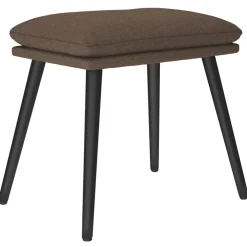 vidaXL Voetenbank 45x29,5x35 cm stof taupe